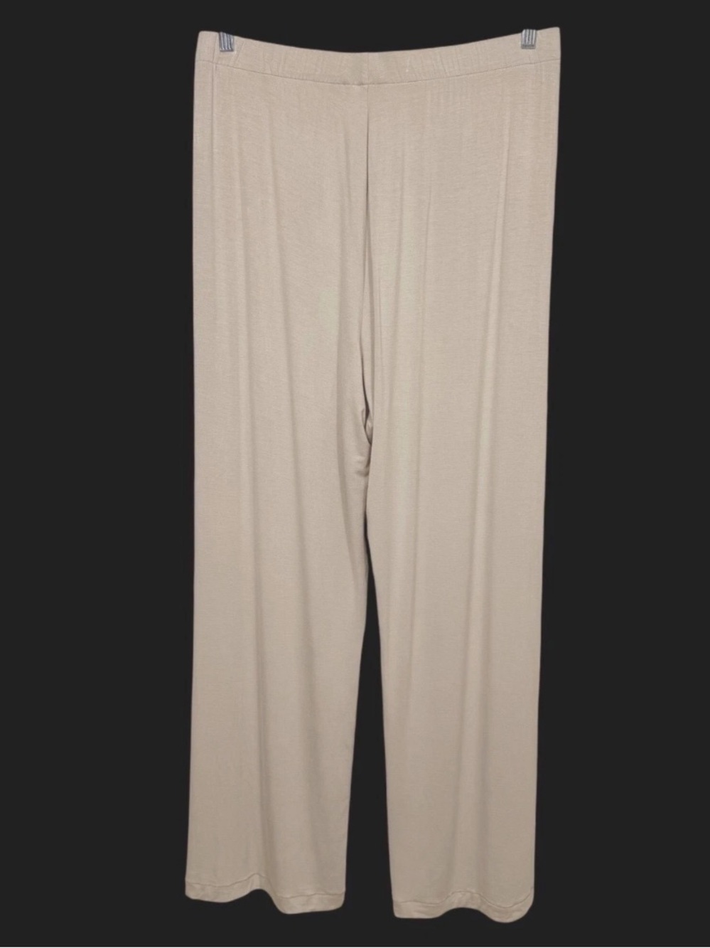 🟤 SKIMS Sleep Straight/Wide-Leg Drawstring Pants in Taupe/Tan Size Large L NWT 🟫 - Picture 11 of 14